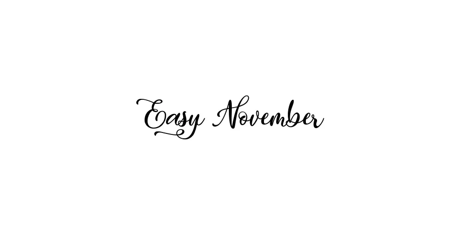 Fonte Easy November