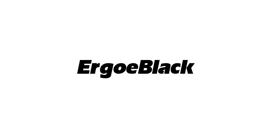 Fonte ErgoeBlack