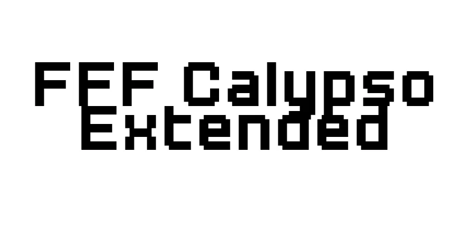 Fonte FFF Calypso Extended