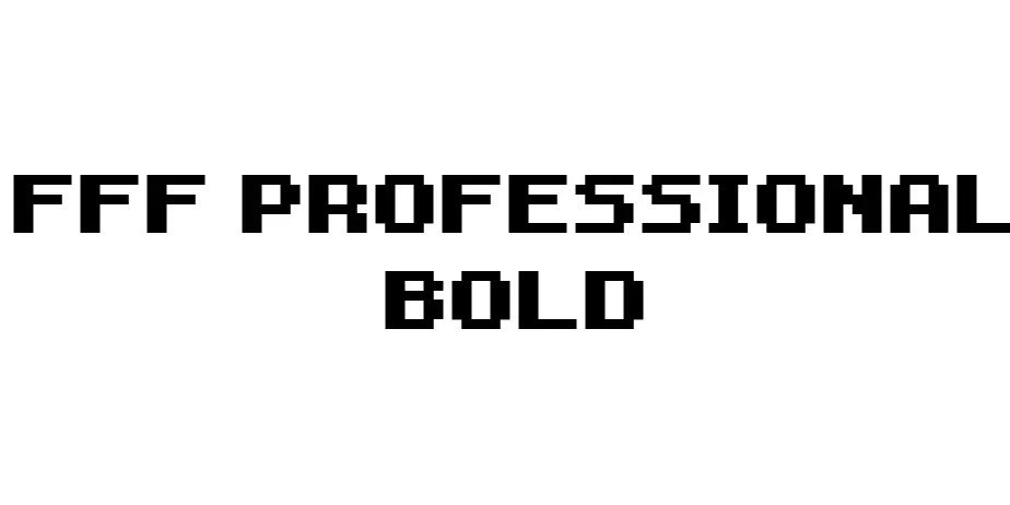 Fonte FFF Professional Bold