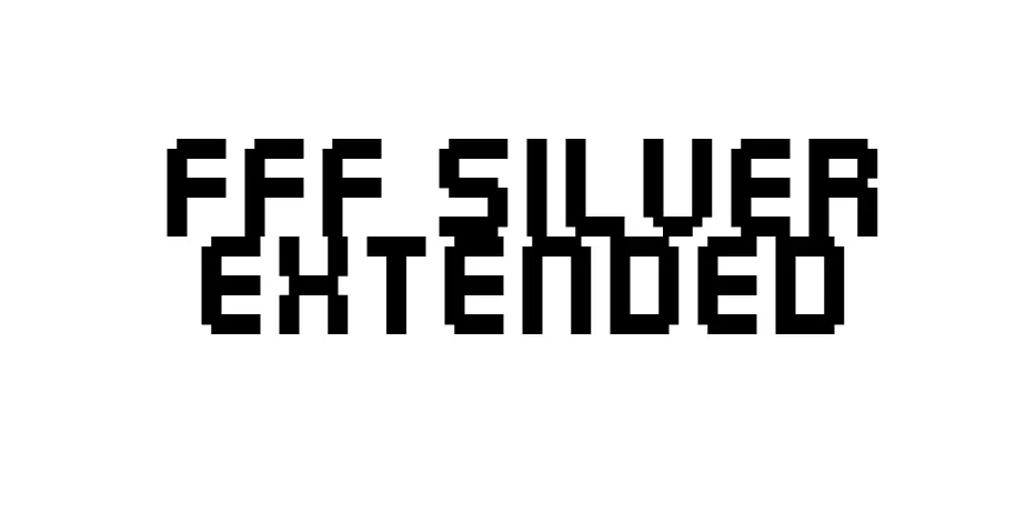 Fonte FFF Silver Extended