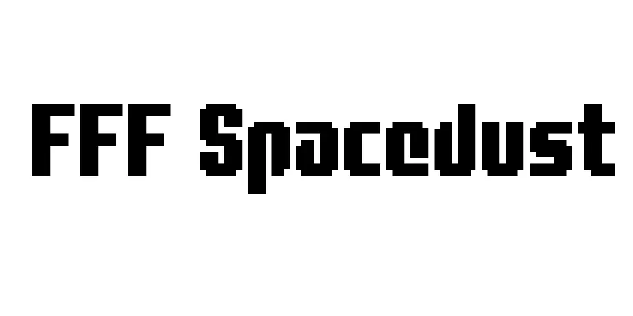 Fonte FFF Spacedust