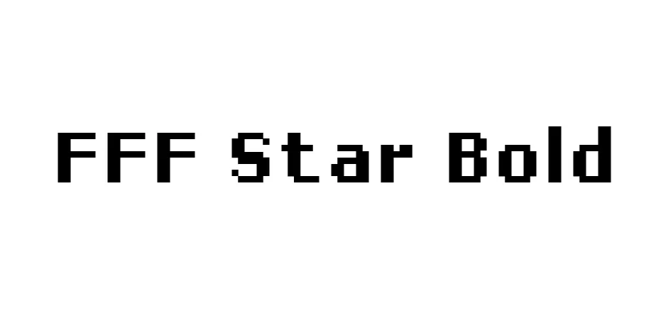 Fonte FFF Star Bold