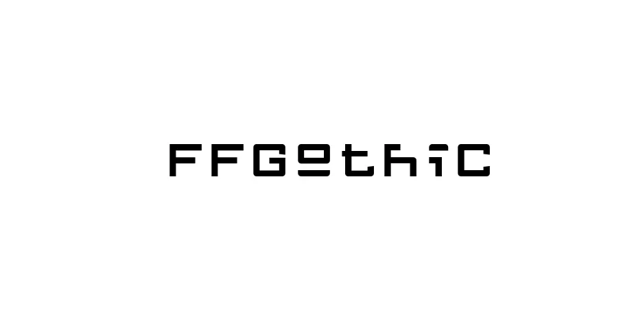 Fonte FFGothic