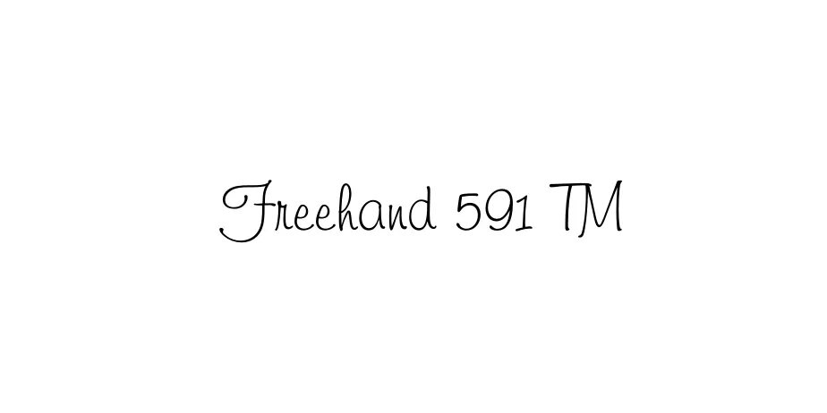 Fonte Freehand 591 TM