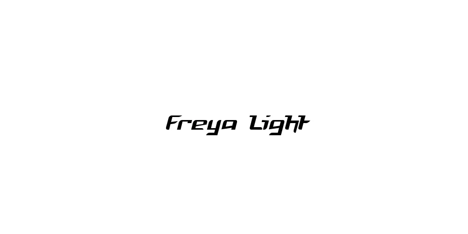 Fonte Freya Light