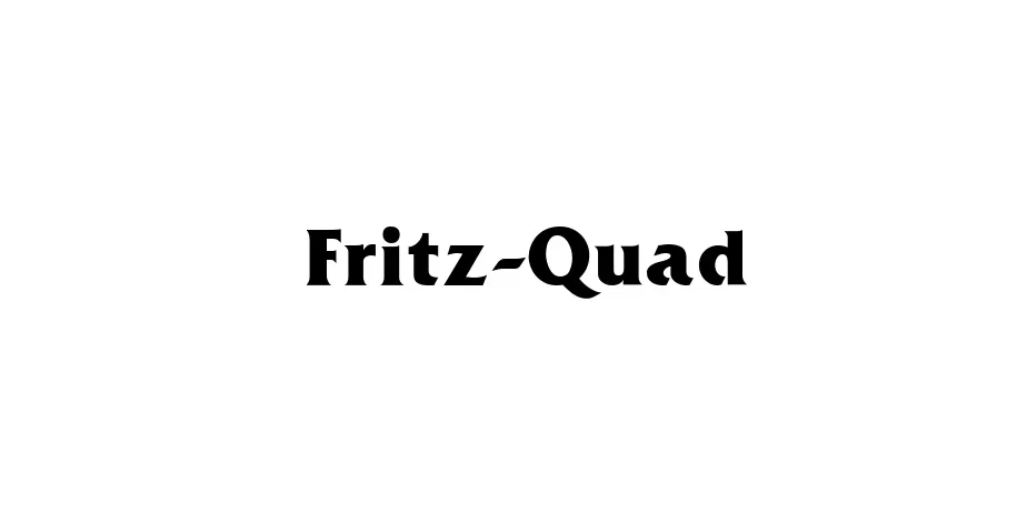 Fonte Fritz-Quad