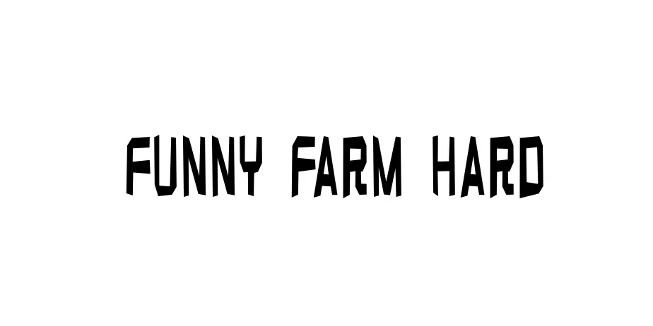 Fonte Funny farm hard