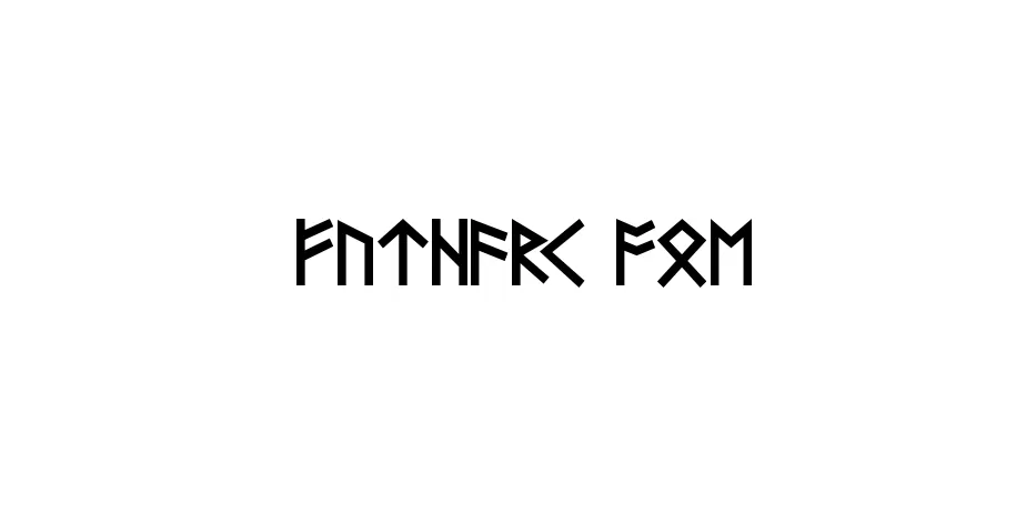 Fonte Futhark AOE