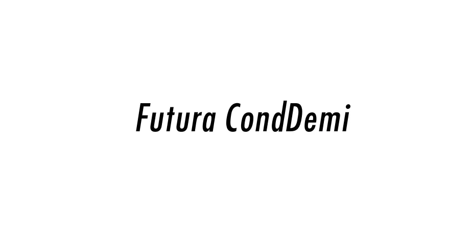 Fonte Futura CondDemi