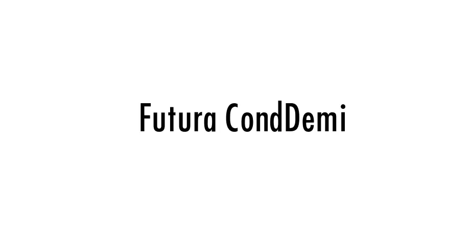 Fonte Futura CondDemi