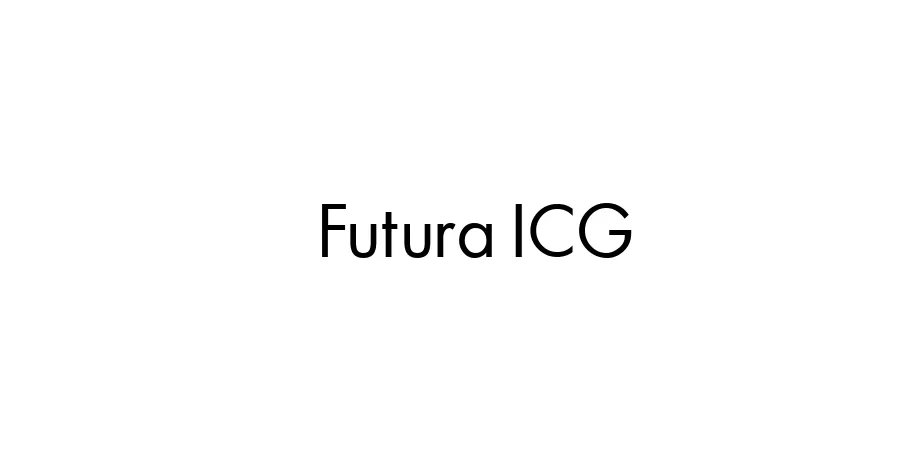 Fonte Futura ICG