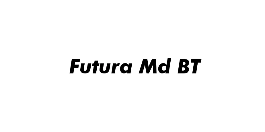 Fonte Futura Md BT