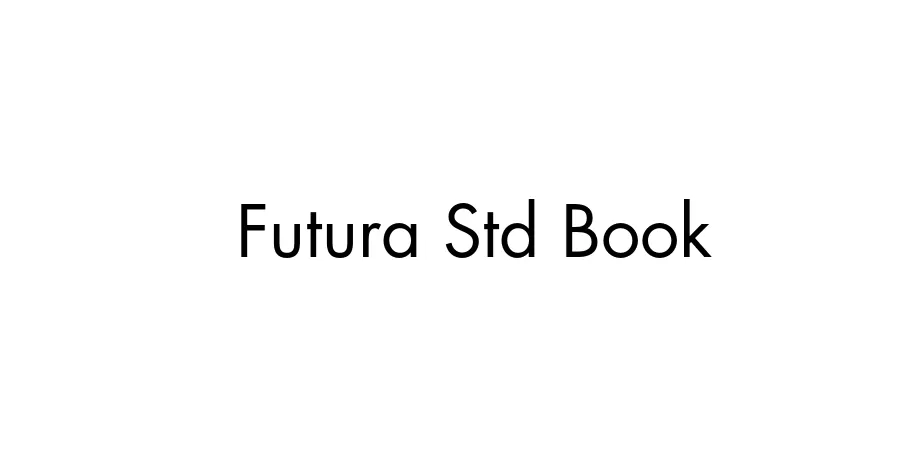 Fonte Futura Std Book