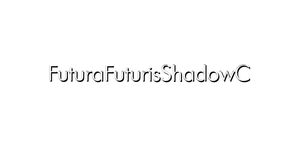 Fonte FuturaFuturisShadowC