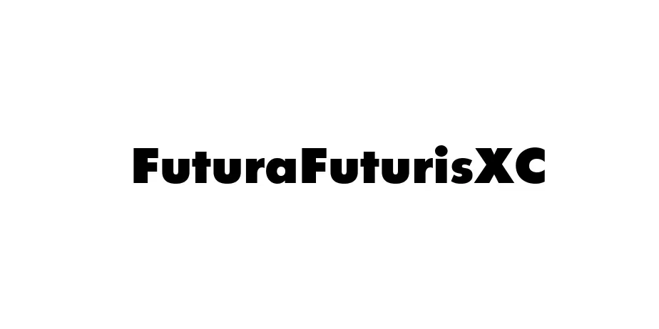 Fonte FuturaFuturisXC