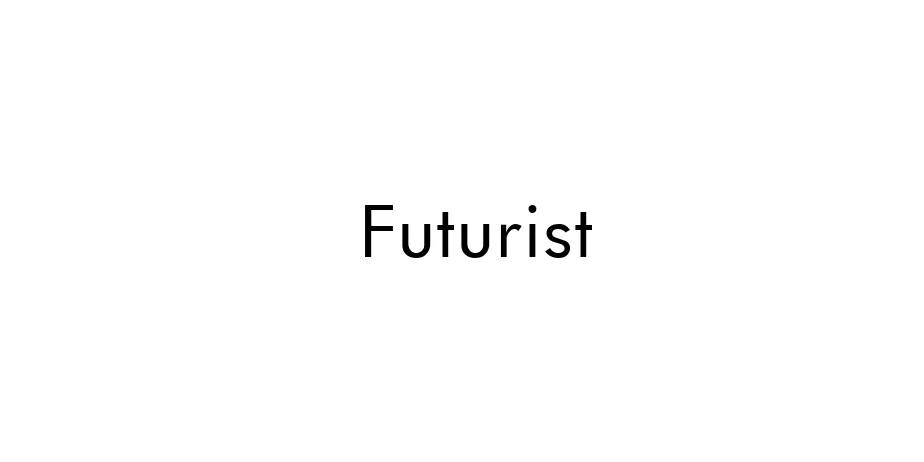 Fonte Futurist