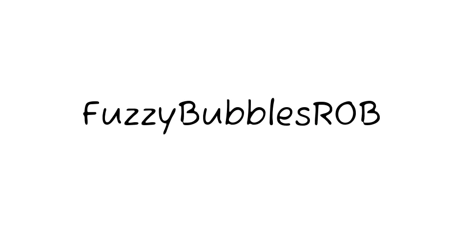 Fonte FuzzyBubblesROB