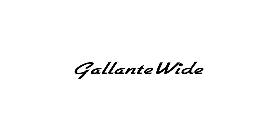 Fonte GallanteWide