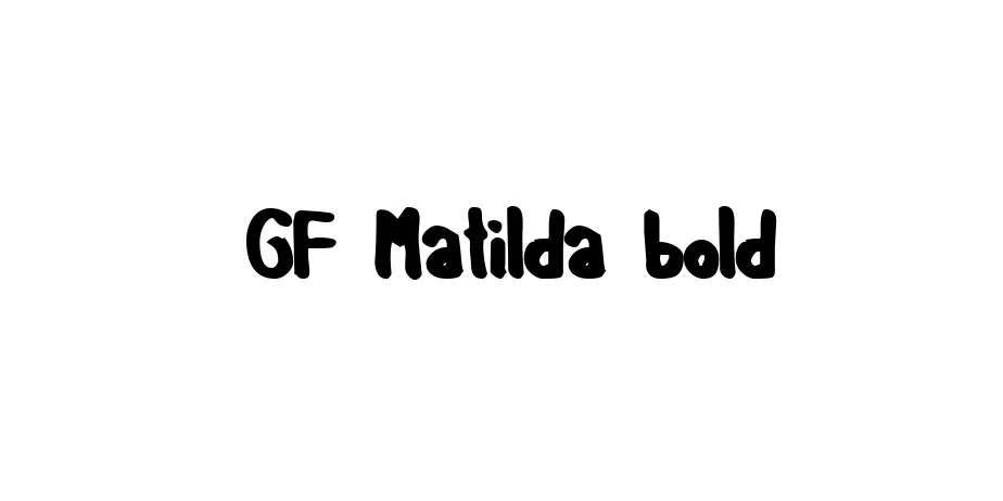 Fonte GF Matilda bold
