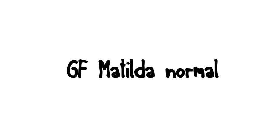 Fonte GF Matilda normal