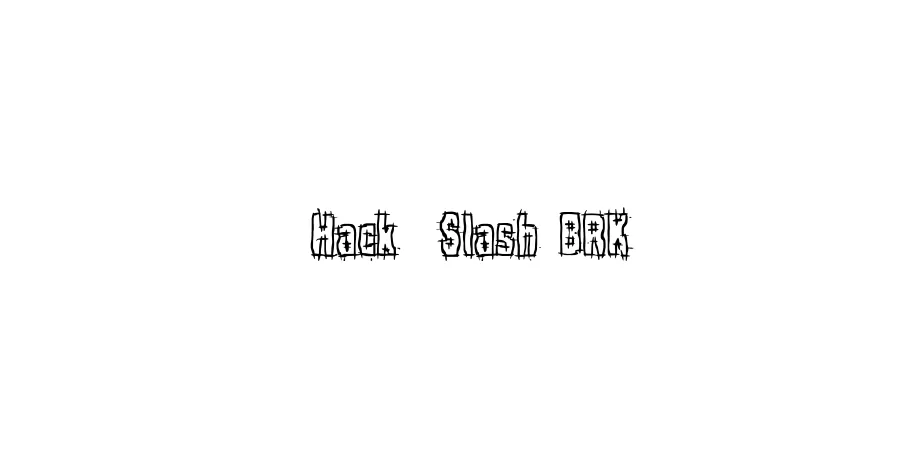 Fonte Hack  Slash BRK