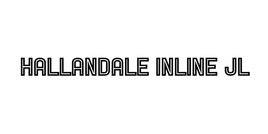 Fonte Hallandale Inline JL