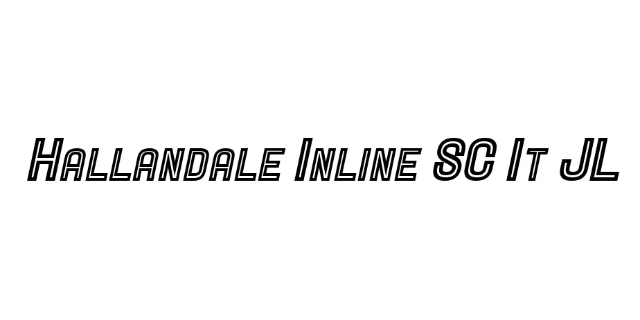 Fonte Hallandale Inline SC It JL