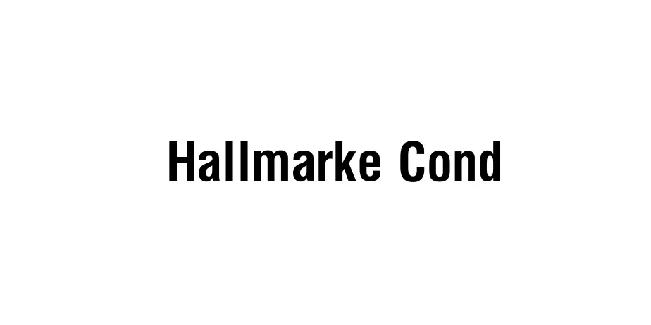 Fonte Hallmarke Cond