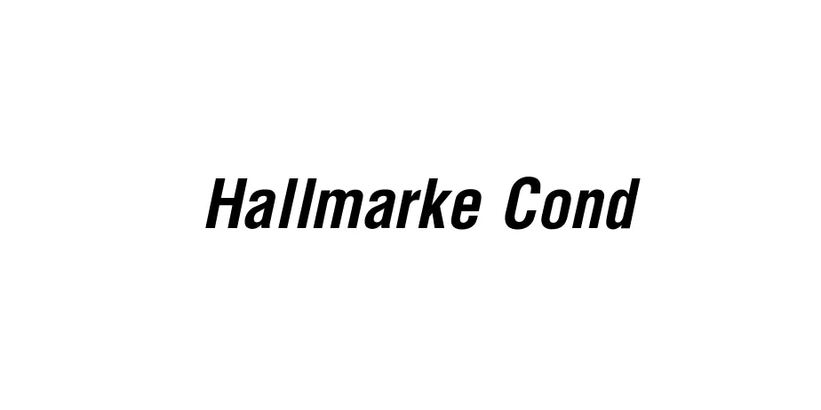 Fonte Hallmarke Cond