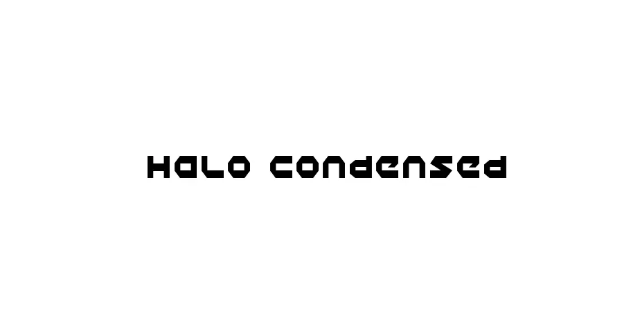 Fonte Halo Condensed