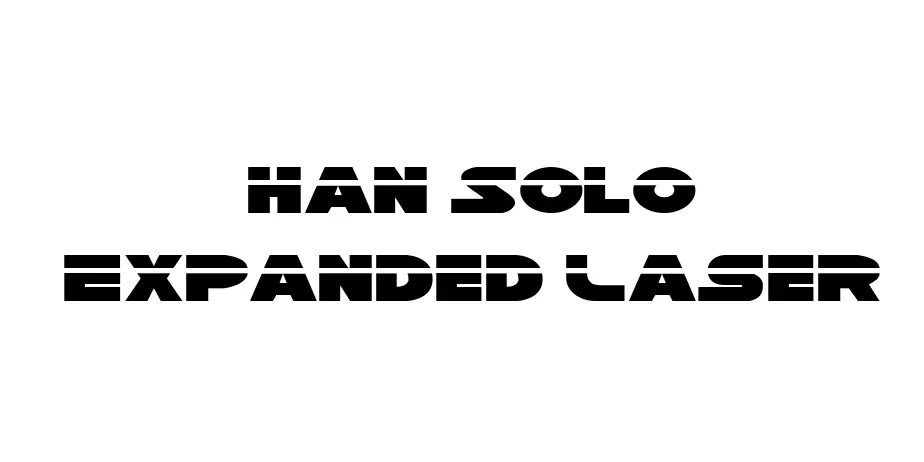 Fonte Han Solo Expanded Laser