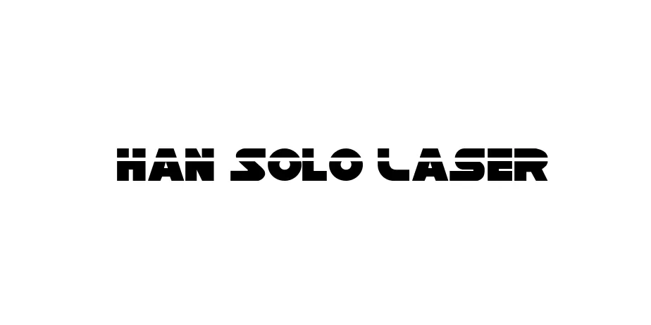 Fonte Han Solo Laser