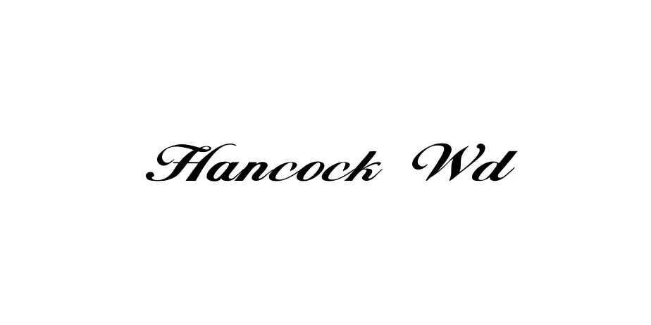 Fonte Hancock Wd