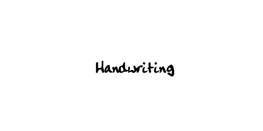 Fonte Handwriting