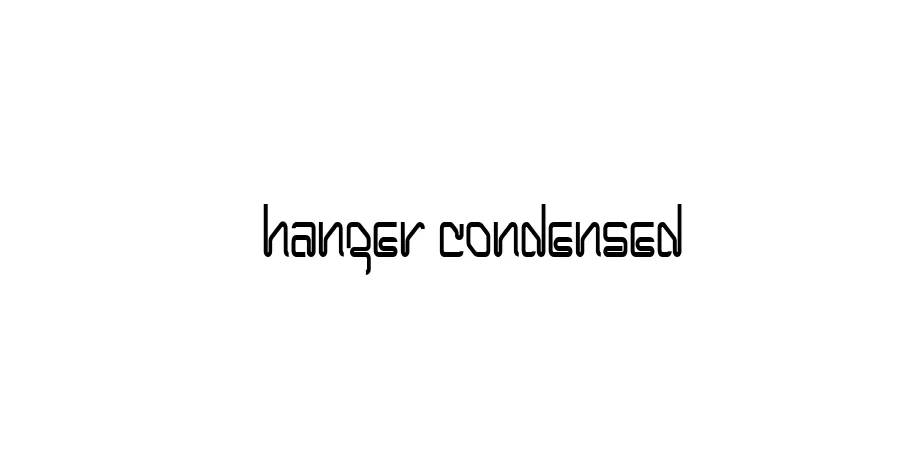 Fonte Hanger Condensed