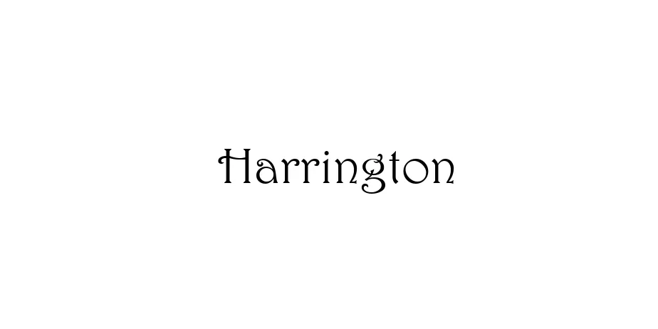 Fonte Harrington