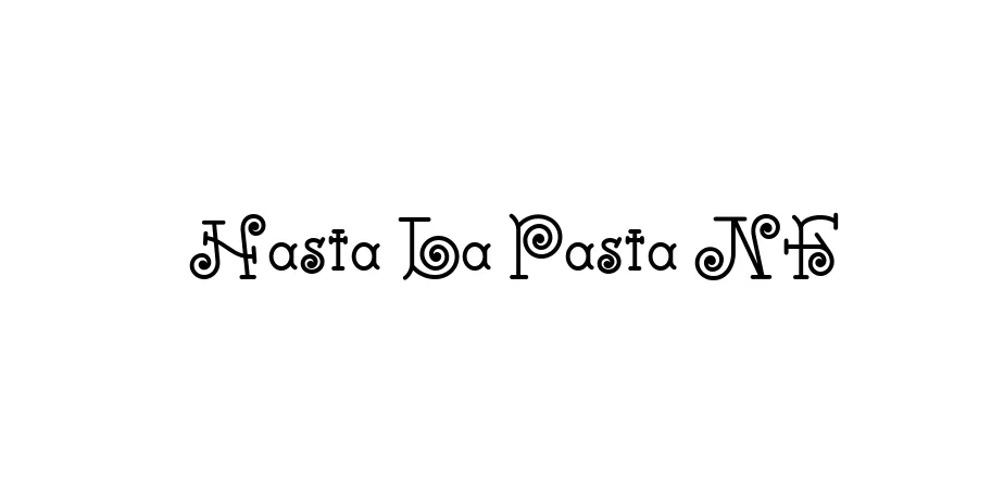 Fonte Hasta La Pasta NF