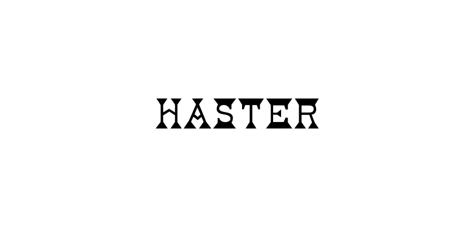 Fonte Haster