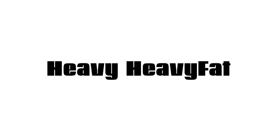 Fonte Heavy HeavyFat