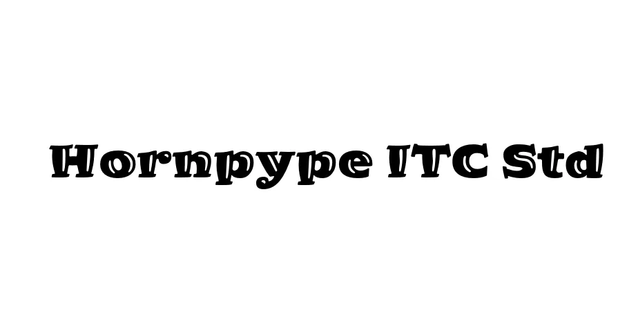 Fonte Hornpype ITC Std