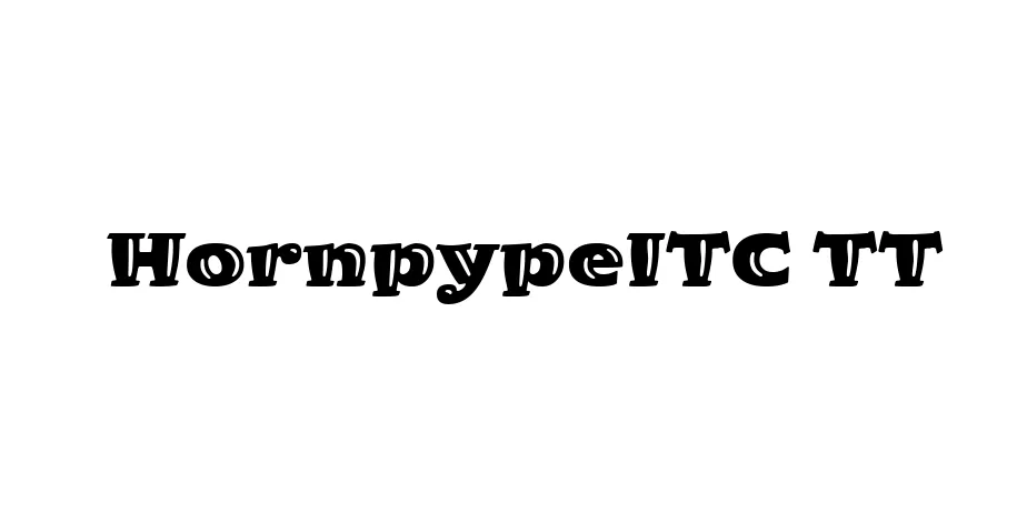 Fonte HornpypeITC TT