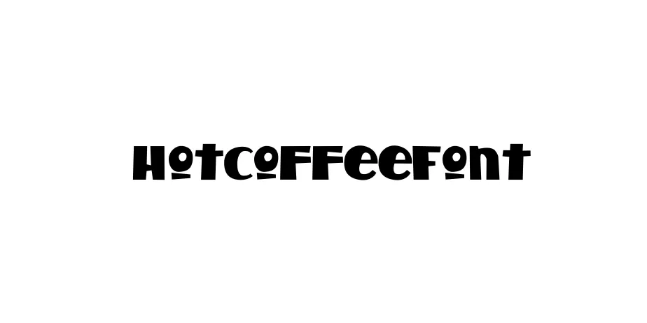 Fonte HotCoffeeFont