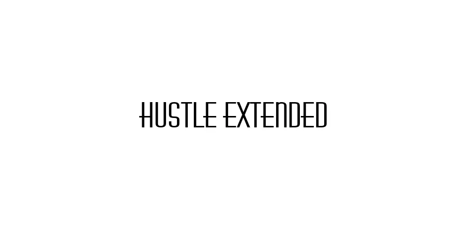 Fonte Hustle Extended