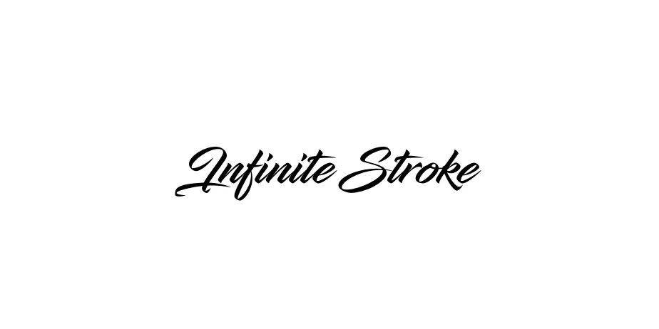 Fonte Infinite Stroke