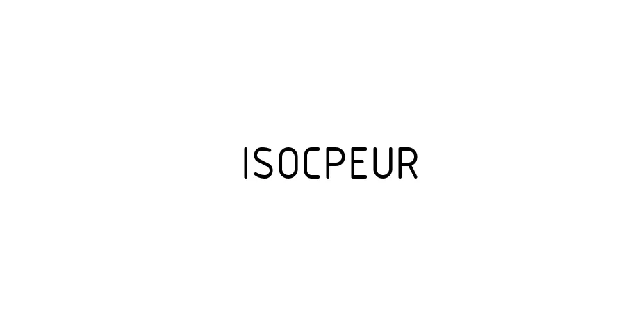 Fonte ISOCPEUR