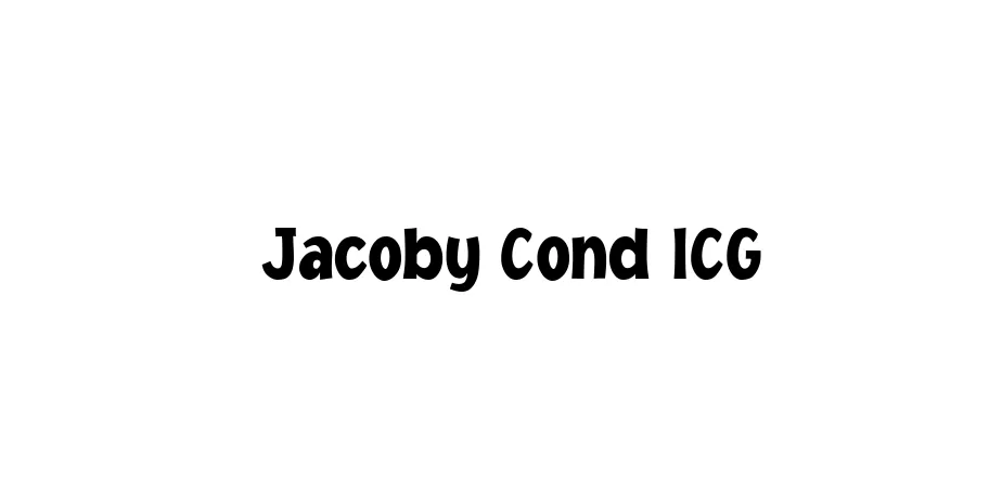 Fonte Jacoby Cond ICG