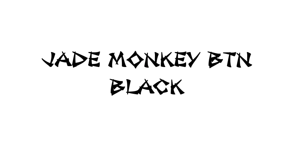 Fonte Jade Monkey BTN Black