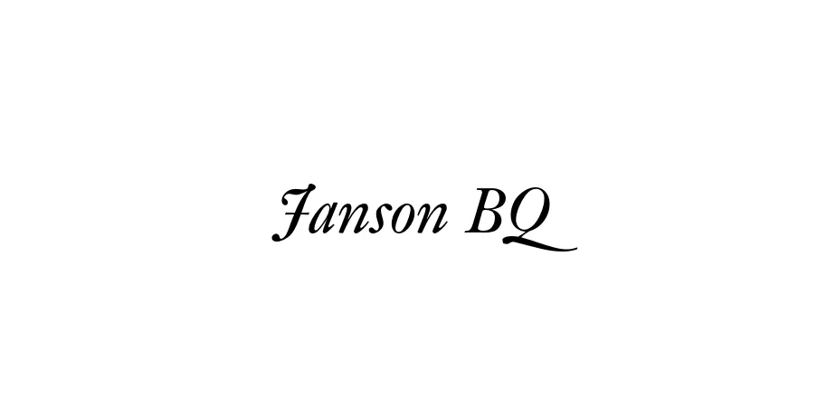 Fonte Janson BQ