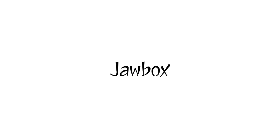 Fonte Jawbox